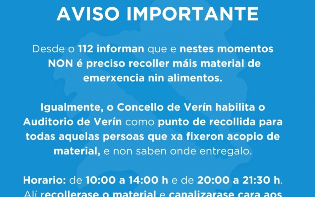 Aviso Importante Verin