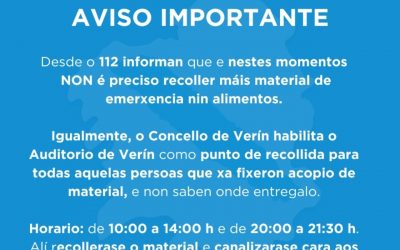 Aviso Importante Verin