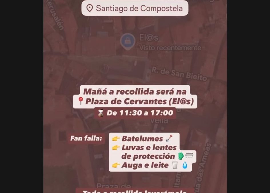 Recogida en Santiago